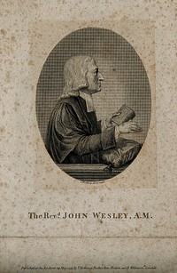 John Wesley. Line engraving by T. Holloway, 1791, after himself.