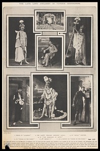 Henry Cyril Paget, 5th Marquis of Anglesey, in various theatrical roles. Halftone and letterpress, 1905.