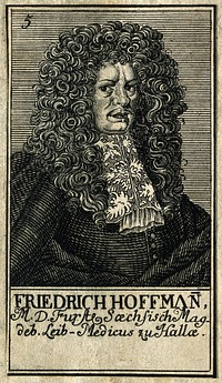 Friedrich Hoffmann I. Line engraving.
