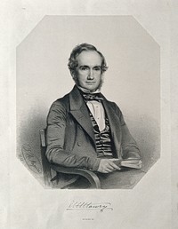 William Henry Harvey. Lithograph by T.H. Maguire, 1850.