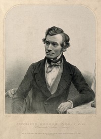 Thomas Graham. Lithograph by W. Bosley, 1849, after A. Claudet.