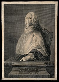 Hyacinthe Théodore Baron. Engraving by L. de Montigny after himself.