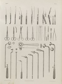 Plate 17. Surgical instruments for incisions, cauterisations