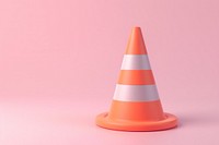 Traffic cone icon protection security guidance.