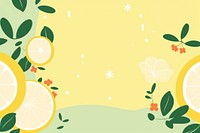 Lemon border blank space backgrounds pattern fruit.