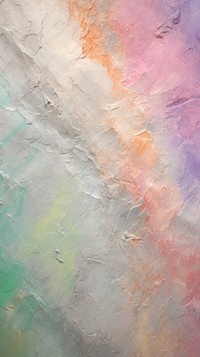 Pastel rainbow paint with some paint on it plaster nature rough.