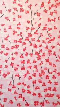 Pink cherry blossom pattern backgrounds flower.