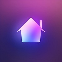 Abstract blurred gradient illustration Home purple light pink.