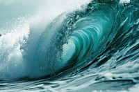 Close-up photo of big wave sea outdoors nature.