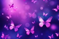 Purple butterflies neon backgrounds petal butterfly.