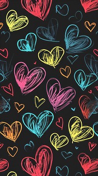Graffiti spray hearts pattern backgrounds line creativity.