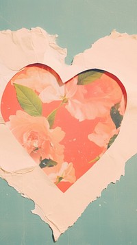 Heart paper creativity painting.