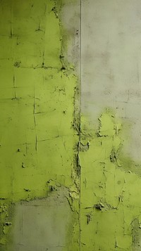 Minimal green wall architecture plaster.