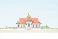 Thailand architecture building temple.