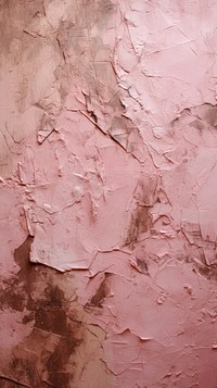 Pink and brown wall plaster rough.