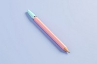 Toy pencill eraser rubber purple.