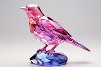 Bird gemstone crystal jewelry.