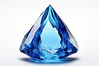 Blue gemstone crystal mineral.