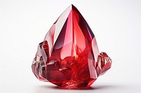 Red gemstone crystal jewelry.