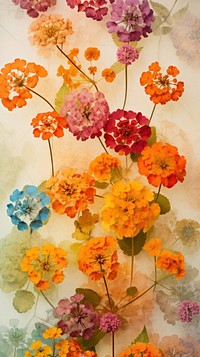 Lantana wallpaper flower backgrounds painting.
