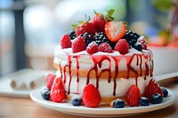 Cake wallpaper cute raspberry dessert fruit.