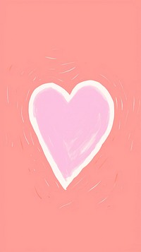 Cute heart illustration backgrounds pink pink background.