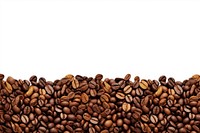 Coffee beans coffee backgrounds white background.