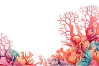 Colorful coral outdoors nature sea.