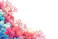 Colorful coral backgrounds outdoors pattern.
