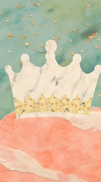 King craft collage crown accessories creativity.