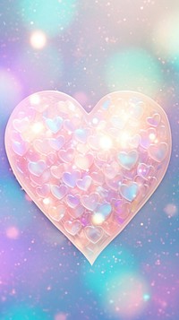 Light pastel heart backgrounds shiny defocused.