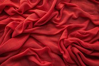 Red cloth texture wallpaper silk backgrounds crumpled.