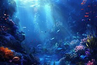 Sea wallpaper underwater aquarium outdoors.