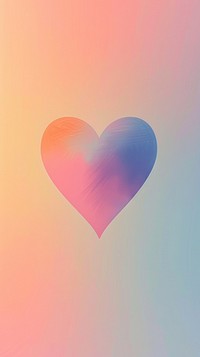 Aesthetic heart gradient wallpaper backgrounds creativity abstract.