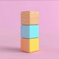 Wooden block toy simplicity container lighting.