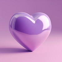 Heart lavender purple violet.
