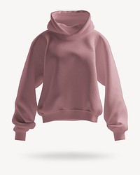 Pink hoodie mockup psd