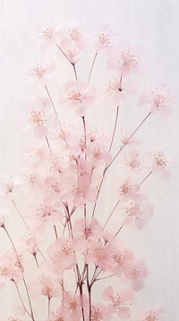 Real pressed gypsophila flowers backgrounds blossom plant.