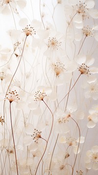 Real pressed gypsophila flowers backgrounds pattern plant.