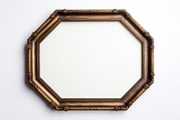 Hexagon mirror frame photo.