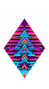 Geometric symmetry shape abstract pattern purple.