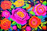 Floral pattern backgrounds painting flower.