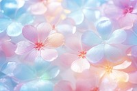 Holographic flower petals background backgrounds blossom nature.