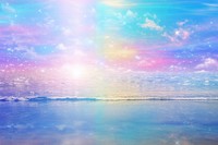 Holographic sea background backgrounds landscape outdoors.