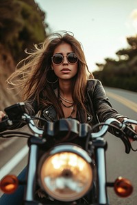 Riding motorcycle sunglasses portrait vehicle.