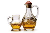 Olive oil glass jug seasoning.