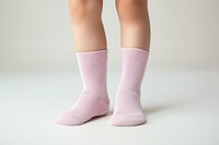 Little legs in sock pantyhose footwear flooring.