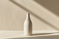 PET bottle  porcelain white vase.