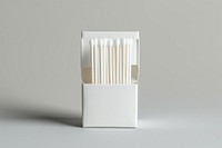 Cotton swab box packaging  white still life furniture.