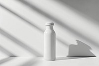 Sauce bottle white milk monochrome.